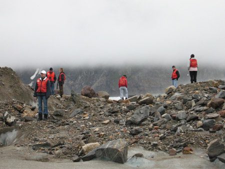 Tourists in Alaska